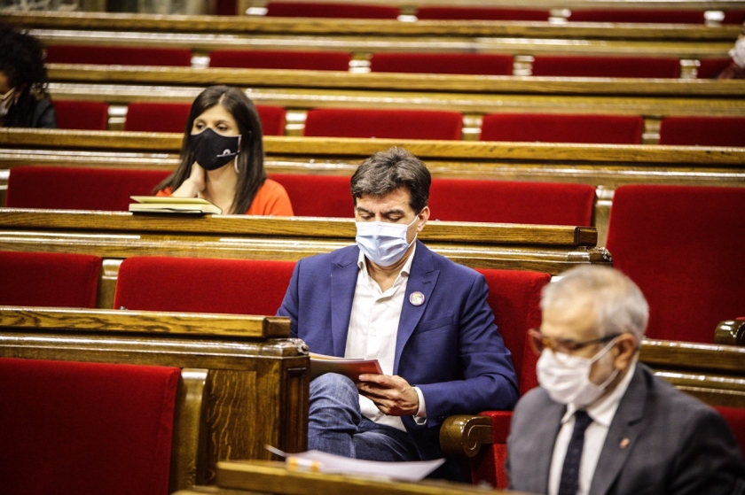  Sergi Sabrià, president del grup parlamentari d'Esquerra Republicana al Parlament/ Arnau Carbonell  