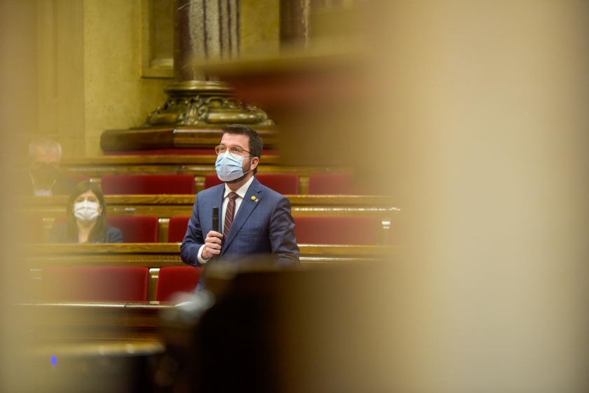 El vicepresident del Govern, Pere Aragonès / Marc Puig