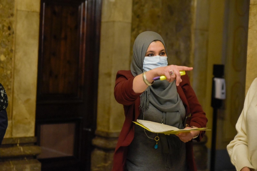   Najat Driouech: de la primera diputada musulmana del Parlament, a la número 4 a la llista d’Esquerra  