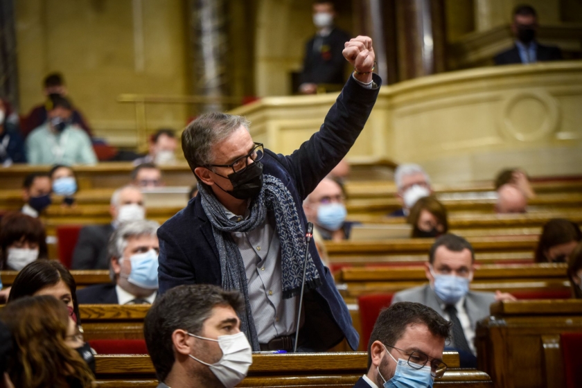  Josep Maria Jové en seu parlamentària / Marc Puig 
