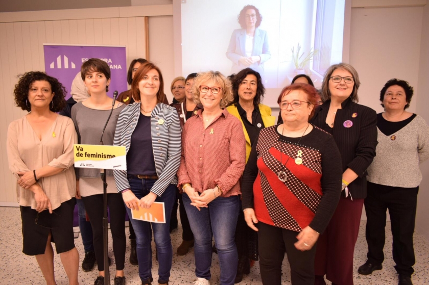   Rovira: '​​​​​​​Volem que el vot per Esquerra Republicana aquest 28 d'abril sigui radicalment feminista'  