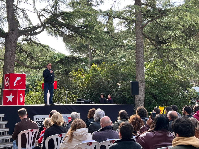 Oriol Junqueras a la Conferència Nacional del Jovent Republicà