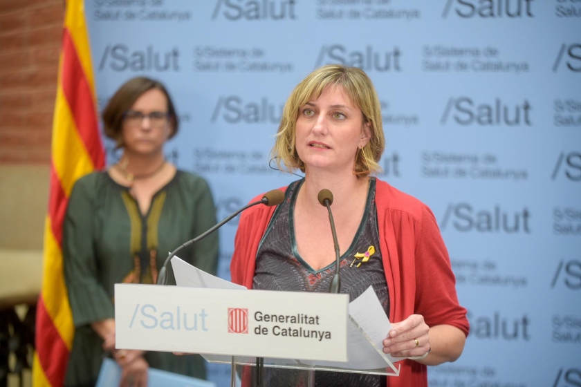  Roda de premsa de la consellera de Salut, Alba Vergés / Marc Puig 
