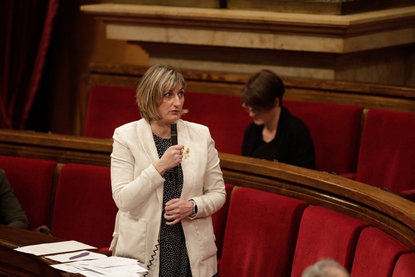  La consellera de Salut, Alba Vergés, al ple del Parlament de Catalunya / Parlament de Catalunya (Job Vermeulen) 