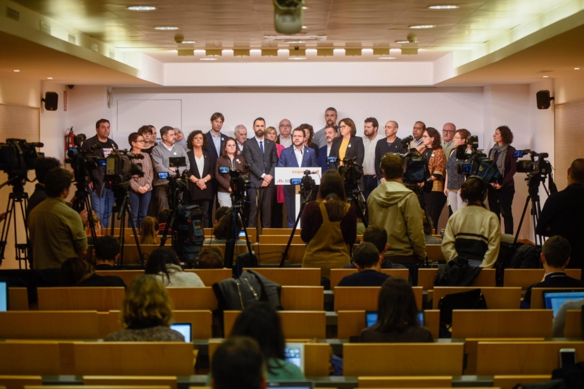 Aragonès: 'El Suprem desobeeix el TJUE inhabilitant Junqueras i se situa fora de la legislació europea'