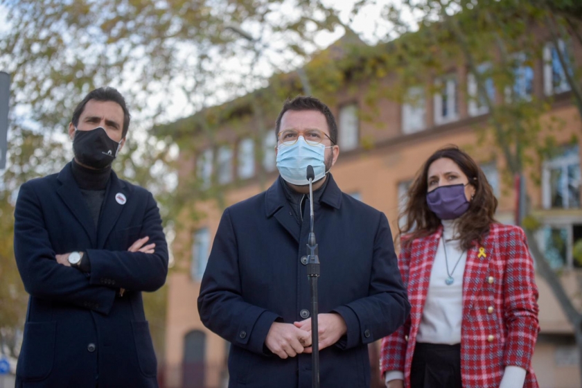  Roger Torrent, Pere Aragonès i Laura Vilagrà / Marc Puig  