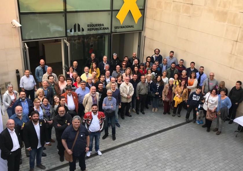  Imatge de la darrera jornada de benvinguda a la nova militància, celebrada al mes d’abril / ERC 