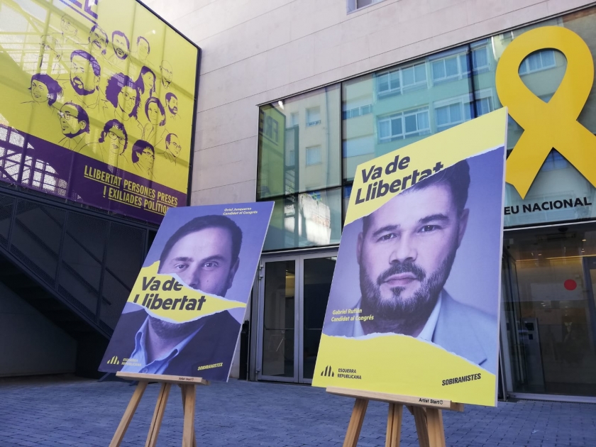   La campanya gràfica d’Esquerra Republicana a les eleccions espanyoles, finalista en els premis Laus de publicitat  