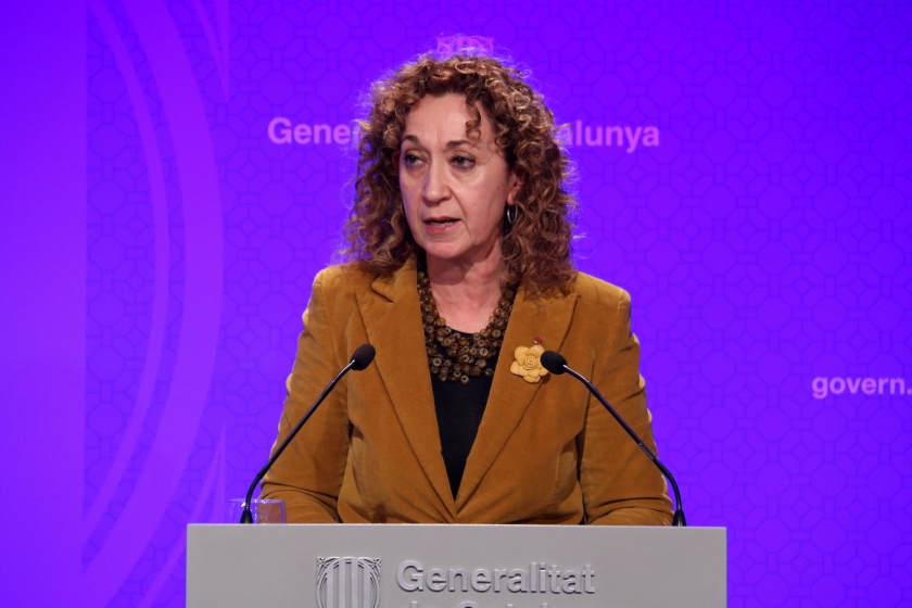  La consellera de Justícia, Ester Capella, en roda de premsa / ACN 