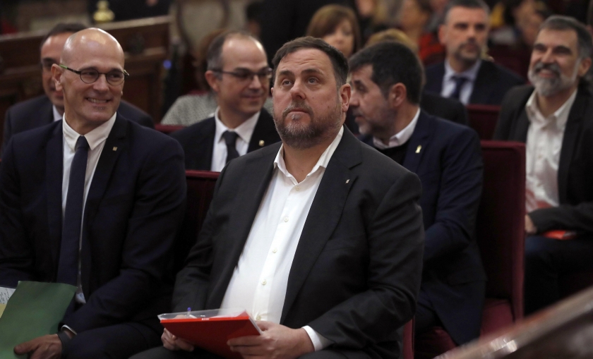  Oriol Junqueras just abans de la seva declaració al Tribunal Suprem 