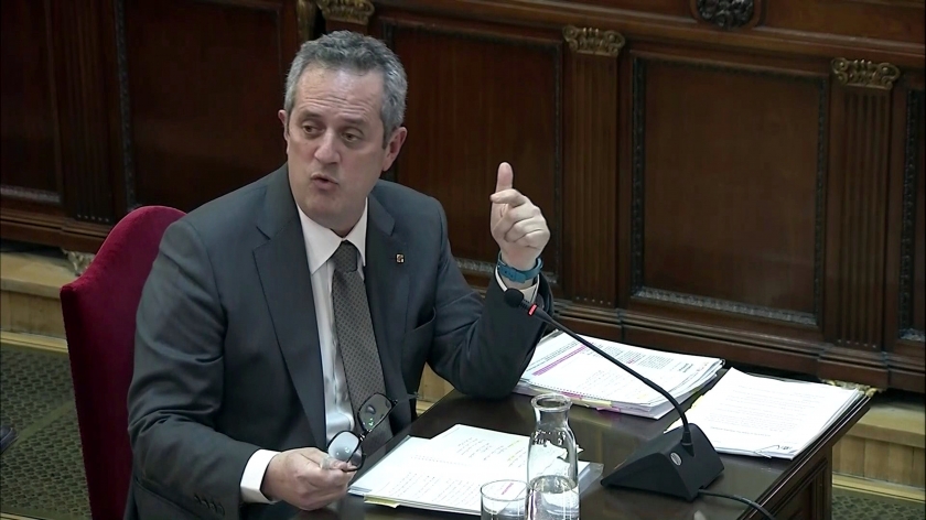  Joaquim Forn durant la seva declaració 