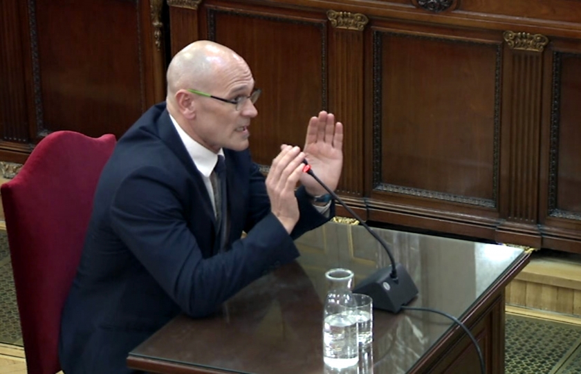 Raül Romeva durant el seu interrogatori al Tribunal Suprem / ACN