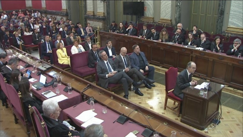  Els presos i les preses polítiques han fet ús del seu dret a expressar les darreres paraules al judici / ACN 