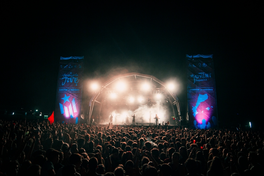 Concert a l'Acampada Jove 2019. ACN