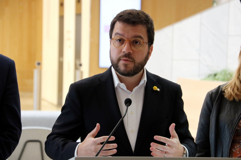  El vicepresident del Govern, Pere Aragonès / ACN 