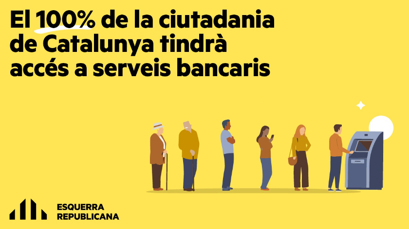   El Govern garanteix l’accés als serveis bancaris al 100% de la ciutadania  