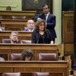 Inés Granollers a l'hemicicle del Congrés.