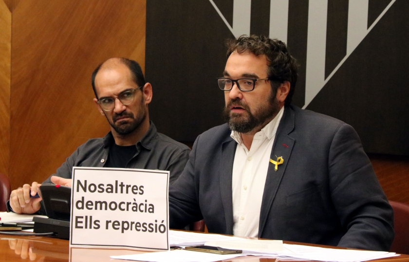  Juli Fernàndez en el ple de l'ajuntament on Sabadell va rebutjar l'aplicació de l'article 155 / ACN 