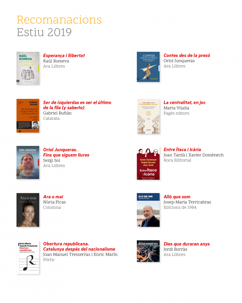   10 llibres republicans per llegir aquest estiu  