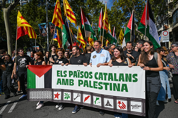 Manifestació per Palestina del 4 d'octubre de 2025