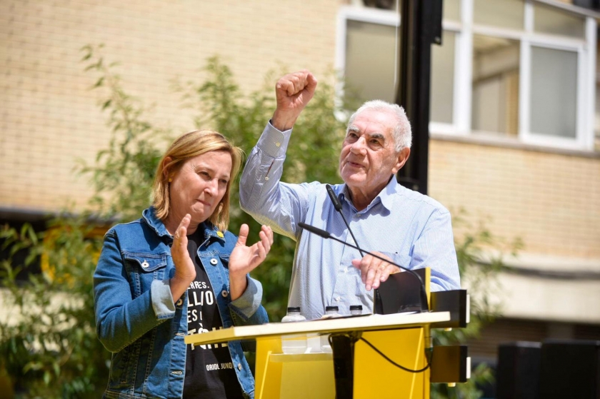  Junqueras i Romeva, des de Sant Vicenç dels Horts: 'Guanyem aquí, voteu Esquerra a les europees i perquè Maragall guanyi a Barcelona!'  