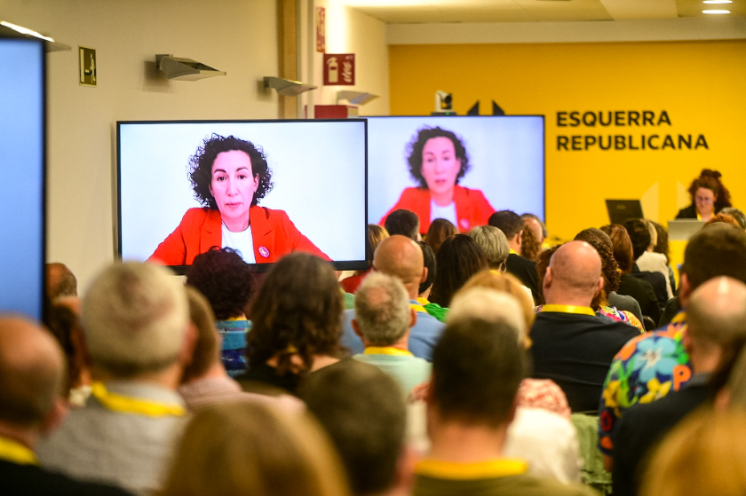  La secretària general d'Esquerra Republicana, Marta Rovira. 