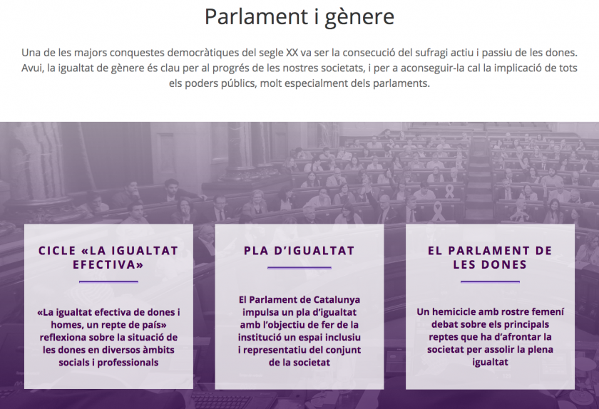   Torrent reafirma el seu compromís amb un Parlament feminista   