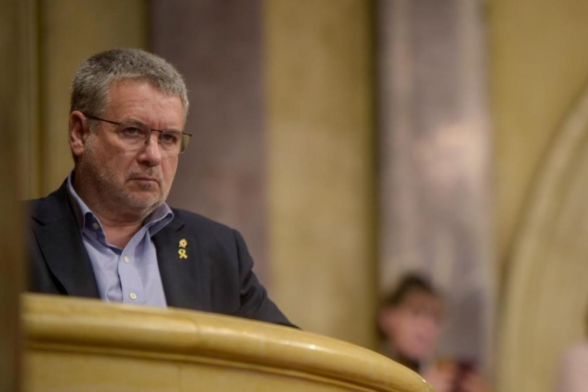  L'alcalde de Tarragona, Pau Ricomà, ha assistit al ple d'avui al Parlament 
