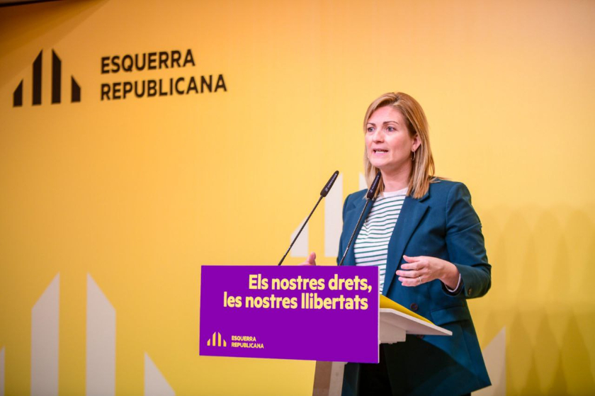   Sans: 'El paper d'Esquerra Republicana és treballar perquè l'amnistia es pugui aprovar i aplicar'  