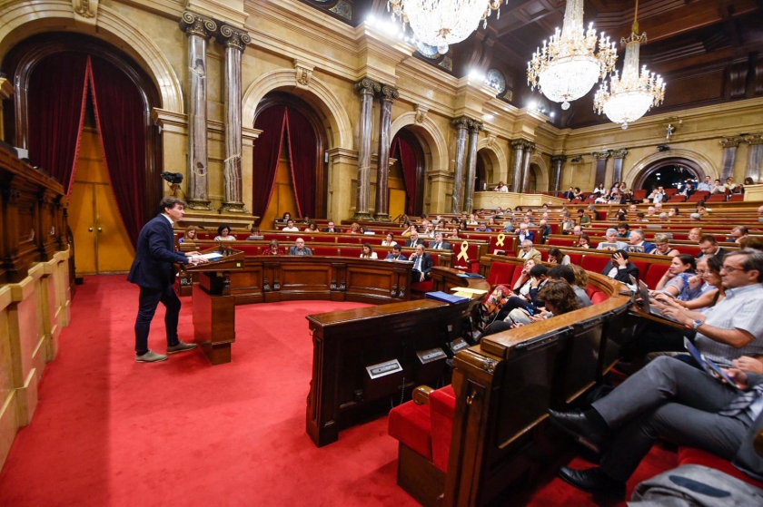  El ple del Parlament en la primera sessió del Debat de Política General / Marc Puig Pérez 