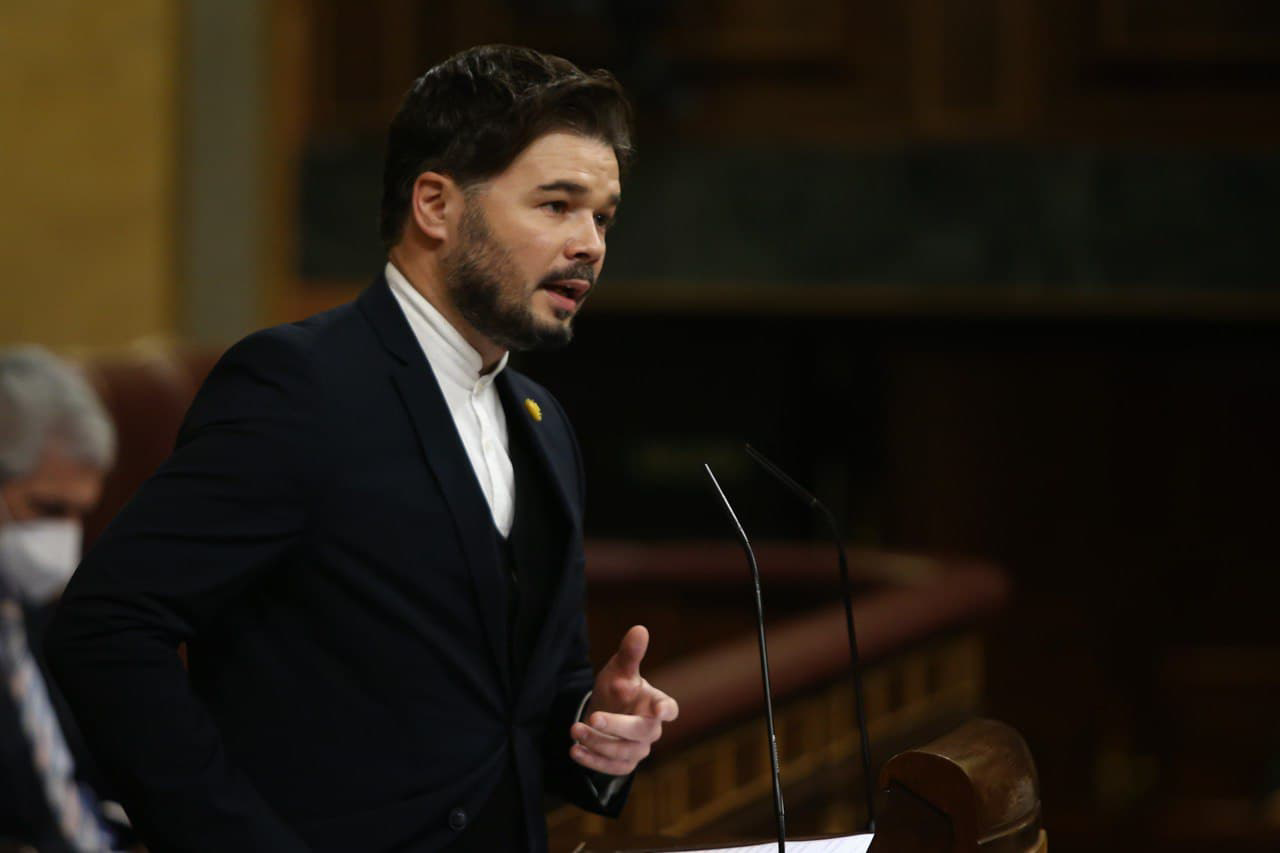  El portaveu d'Esquerra Republicana al Congrés, Gabriel Rufián 