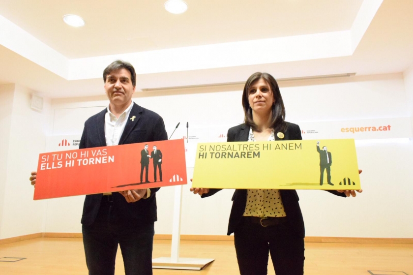  Sergi Sabrià i Marta Vilalta presenten la precampanya d'Esquerra Republicana pel 28A 