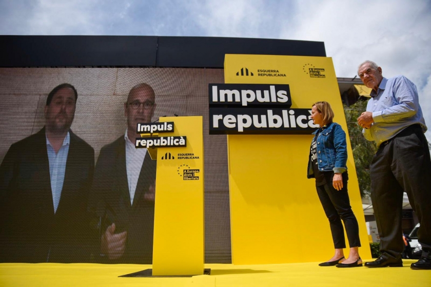   Junqueras i Romeva, des de Sant Vicenç dels Horts: 'Guanyem aquí, voteu Esquerra a les europees i perquè Maragall guanyi a Barcelona!'  