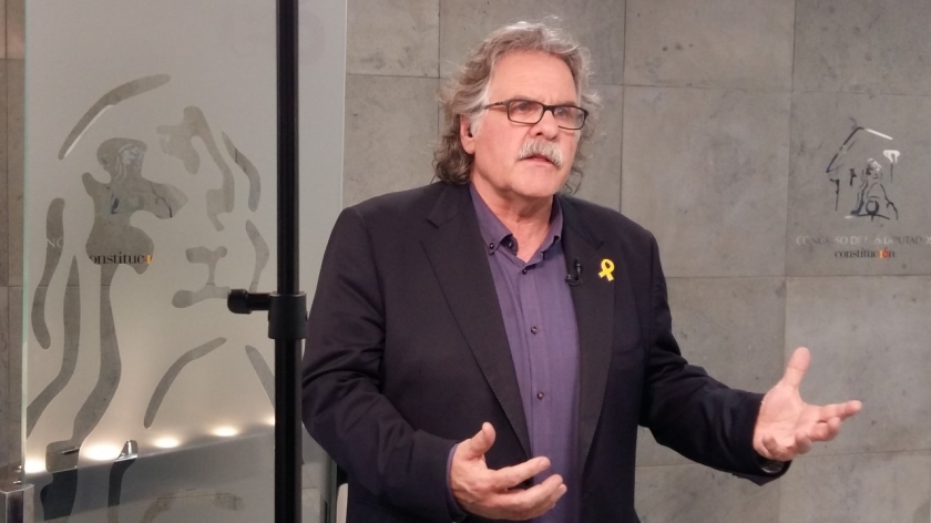  Joan Tardà, portaveu del grup d'Esquerra Republicana al Congrés de Diputats 