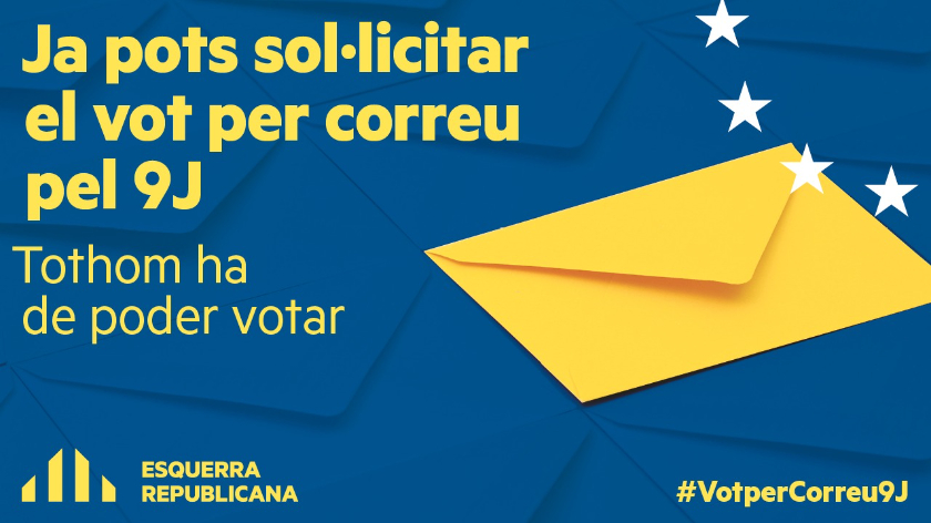   Com puc votar per correu a les eleccions al Parlament Europeu?  
