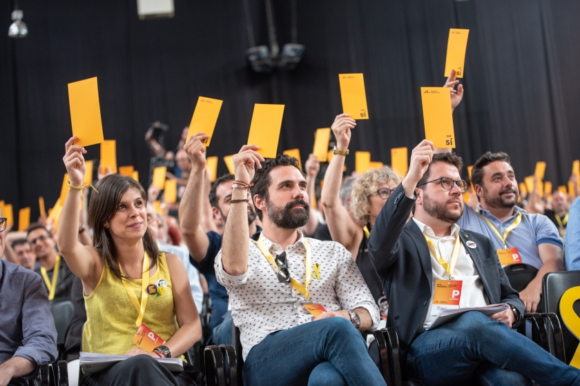   Esquerra Republicana planteja reenfortir el moviment per tornar-hi i guanyar la República catalana a través de l’exercici de l'autodeterminació  